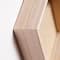 American Art Decor Natural Honeycomb Floating Wood Wall Shelves Set